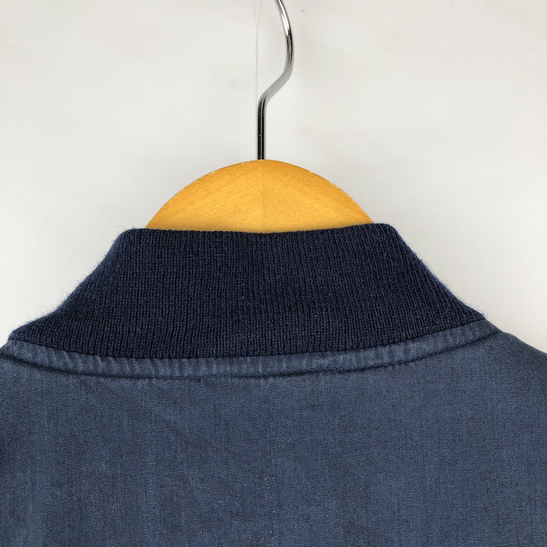 90'S Catalina La Paz Derby Jacket, Cup Shoulder, Men's Size Medium, Vintage cotton navy blue type Vintage Second Hand