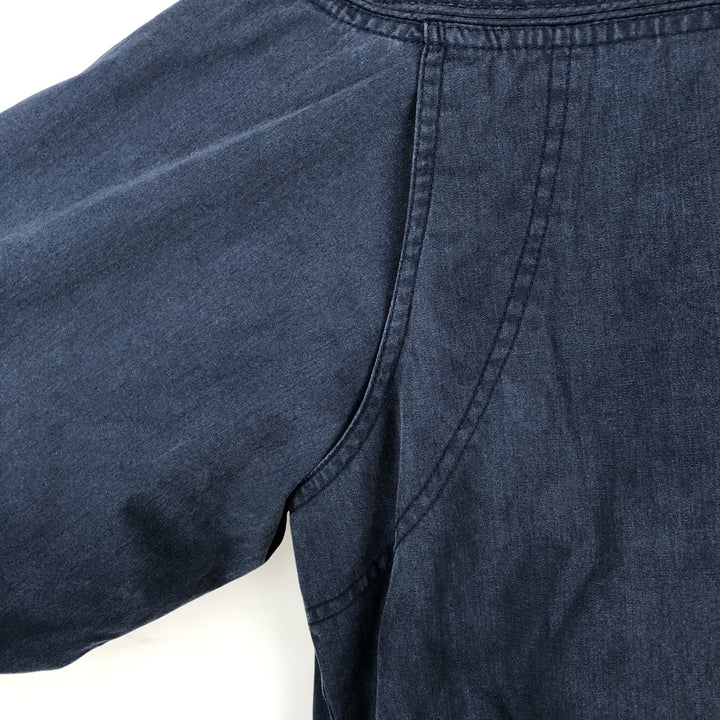 90'S Catalina La Paz Derby Jacket, Cup Shoulder, Men's Size Medium, Vintage cotton navy blue type Vintage Second Hand
