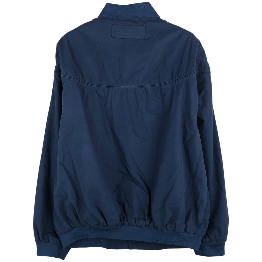 Windbreaker Derby Jacket Cup Shoulder Jacket Men's Size M polyester navy blue type Vintage Second Hand
