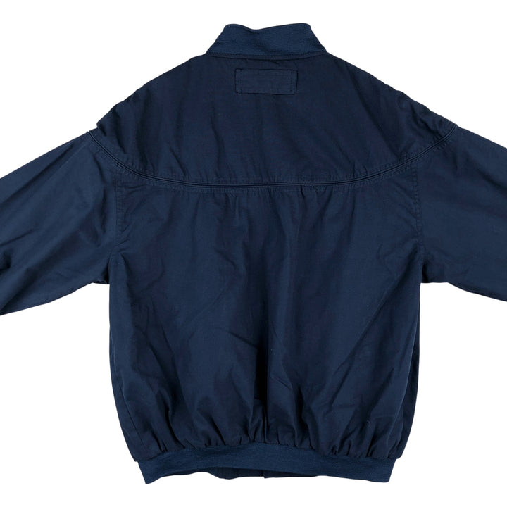 Windbreaker Derby Jacket Cup Shoulder Jacket Men's Size M polyester navy blue type Vintage Second Hand