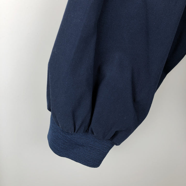 Windbreaker Derby Jacket Cup Shoulder Jacket Men's Size M polyester navy blue type Vintage Second Hand