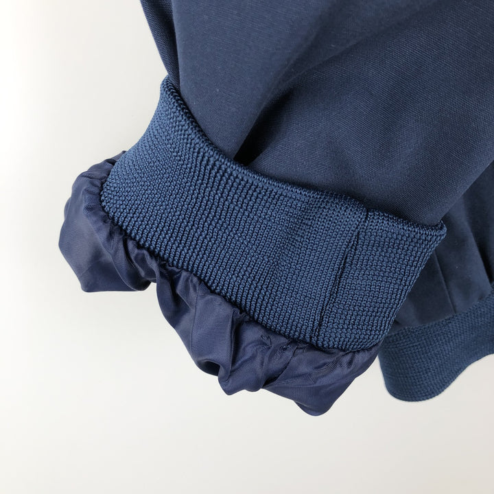 Windbreaker Derby Jacket Cup Shoulder Jacket Men's Size M polyester navy blue type Vintage Second Hand