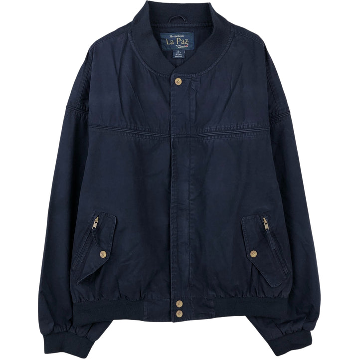 90'S Catalina La Paz Derby Jacket, Cup Shoulder, Men's XL, Vintage polyester navy blue type Vintage Second Hand