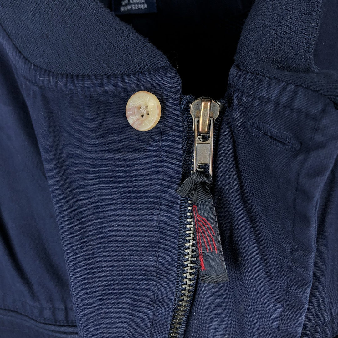 90'S Catalina La Paz Derby Jacket, Cup Shoulder, Men's XL, Vintage polyester navy blue type Vintage Second Hand