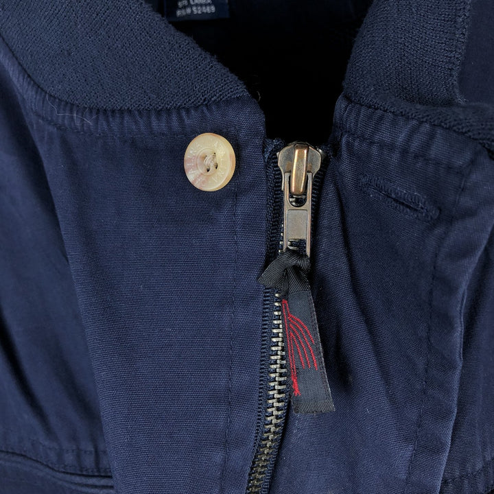 90'S Catalina La Paz Derby Jacket, Cup Shoulder, Men's XL, Vintage polyester navy blue type Vintage Second Hand