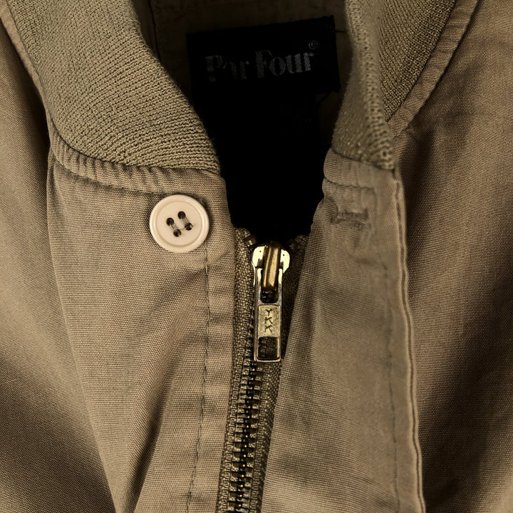 Par Four Vintage Derby Jacket, Cup Shoulder, Men's XL cotton Beige type Vintage Second Hand