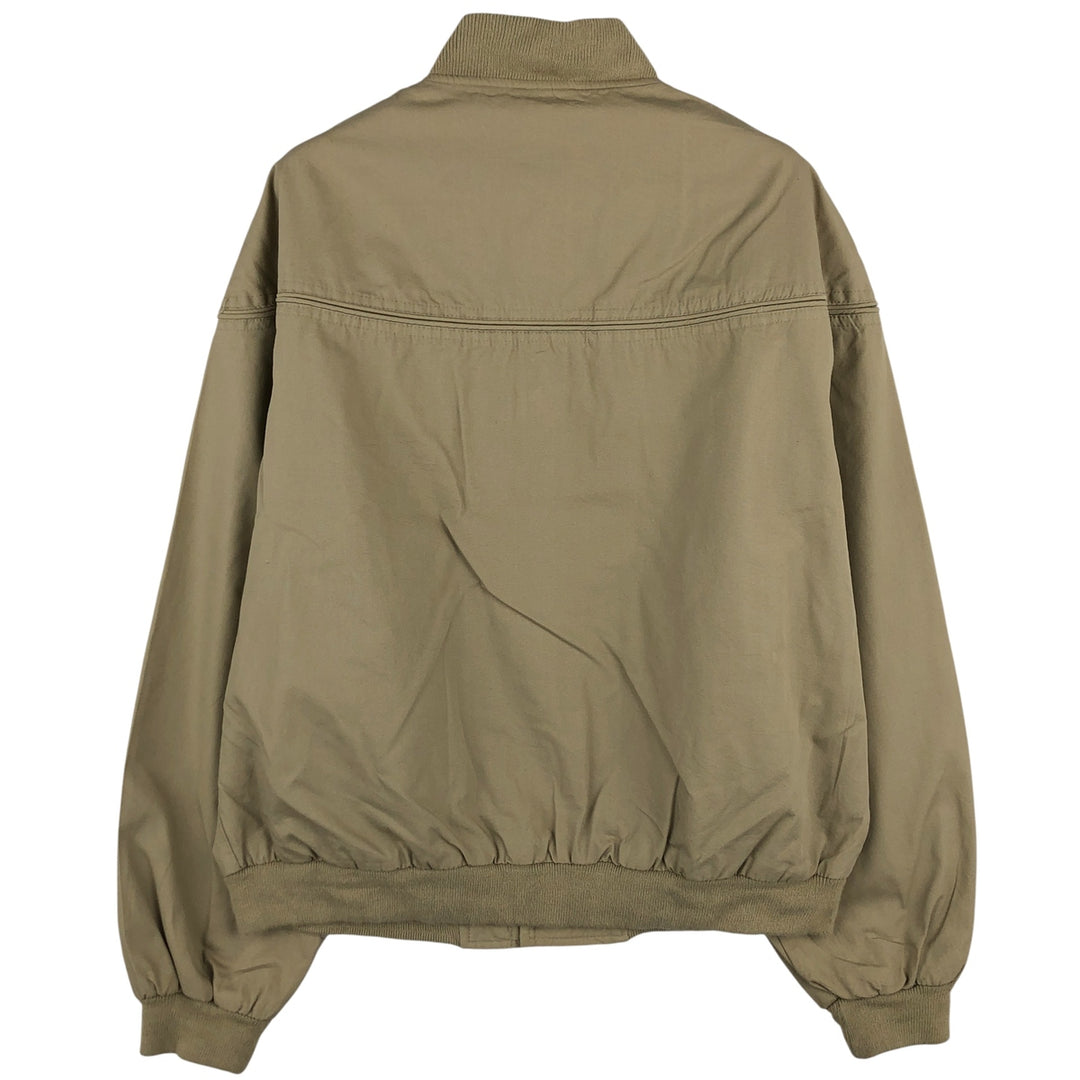 Vintage 80s-90'S Town Craft Derby Jacket with Cup Shoulder Strap, Men's Size L cotton Beige type Vintage Second Hand