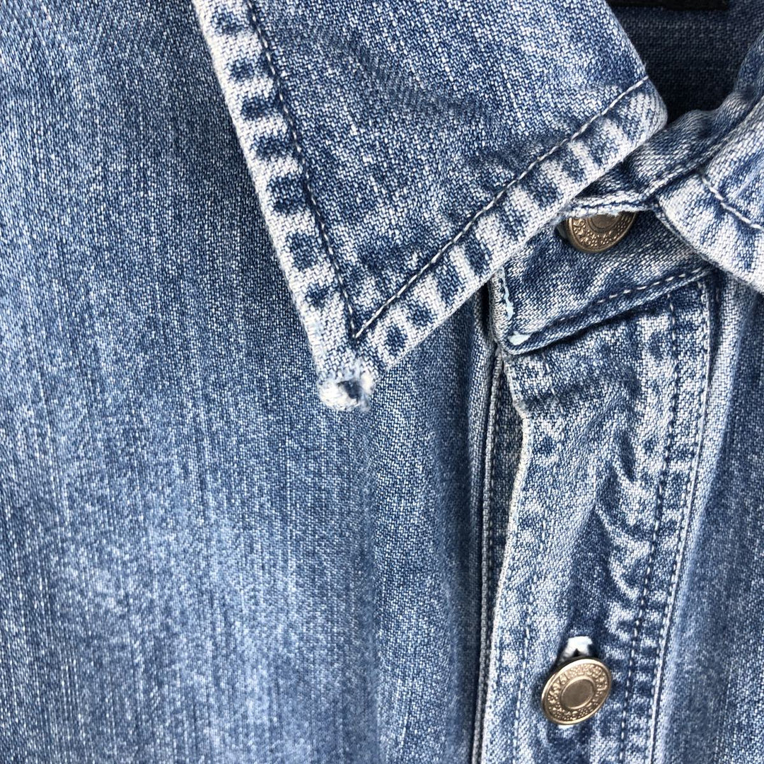 GAP DENIM Old Gap Long Sleeve Denim Shirt, Men's Size Small cotton blue type Vintage Second Hand