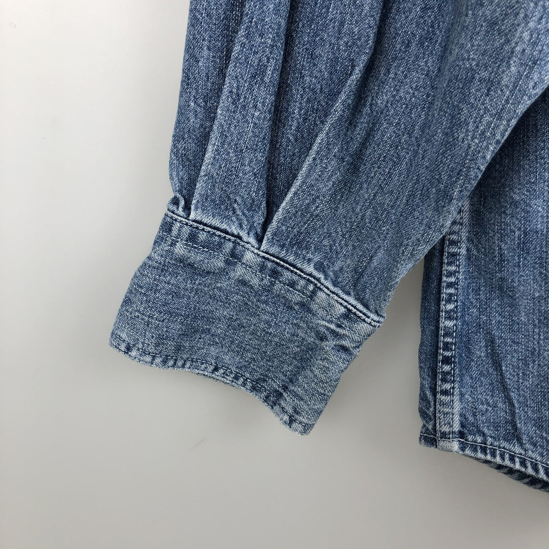 GAP DENIM Old Gap Long Sleeve Denim Shirt, Men's Size Small cotton blue type Vintage Second Hand