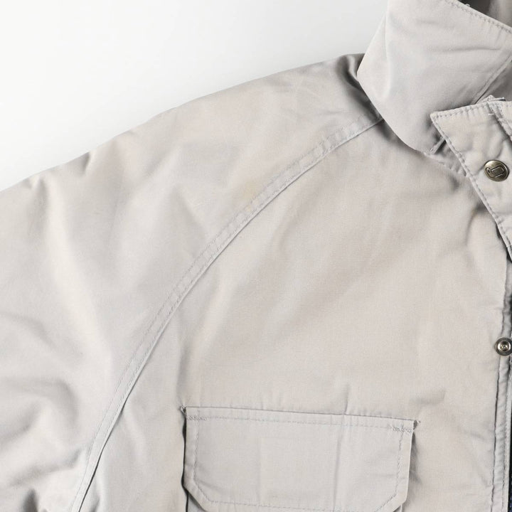 Vintage 1980'S Woolrich padded mountain jacket, shell jacket, and puffer jacket, made in the USA, size M, men's. polyester gray type Vintage Second Hand