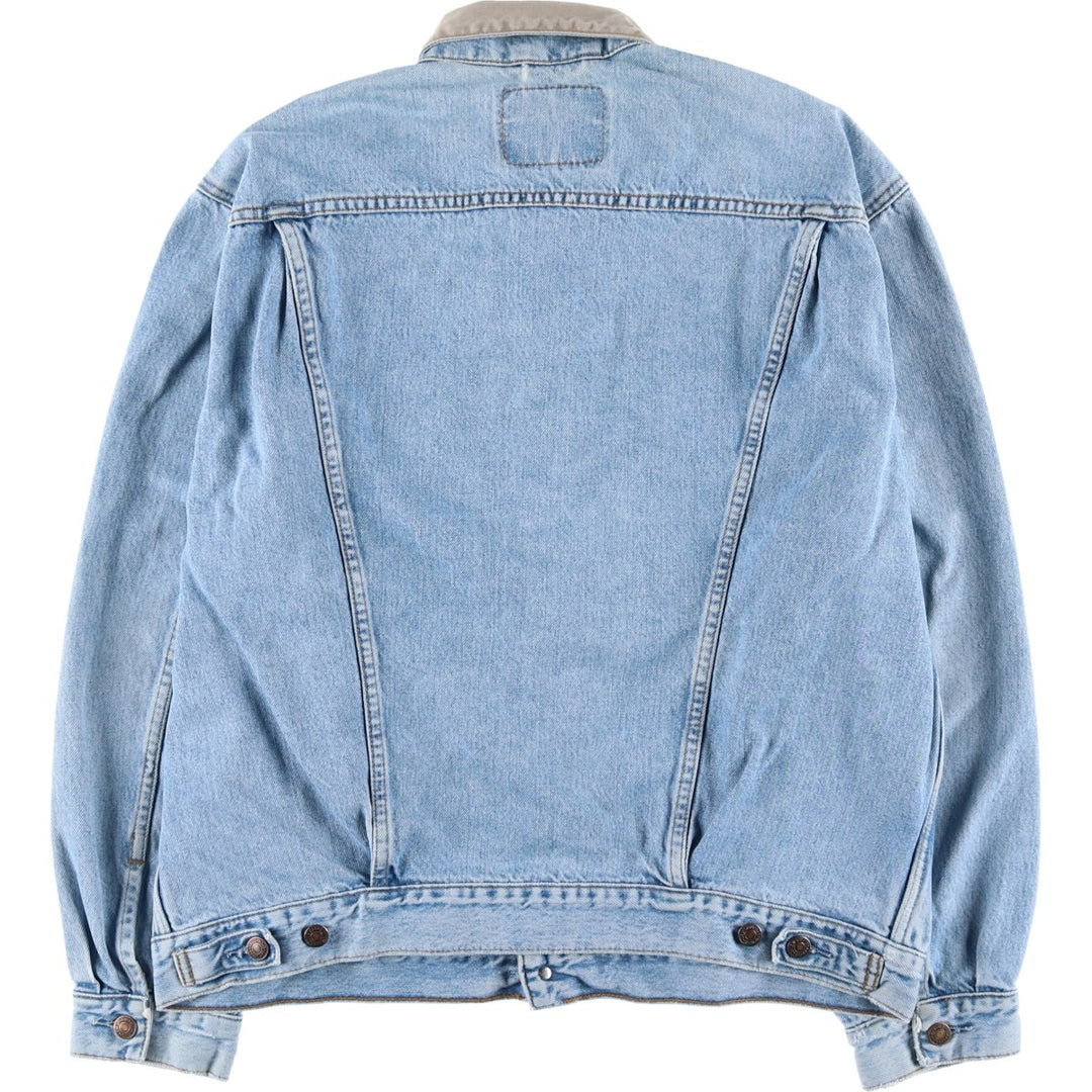 90'S Levi's 70168-0210 Denim Jacket, Men's Size XL, Vintage cotton blue type Vintage Second Hand