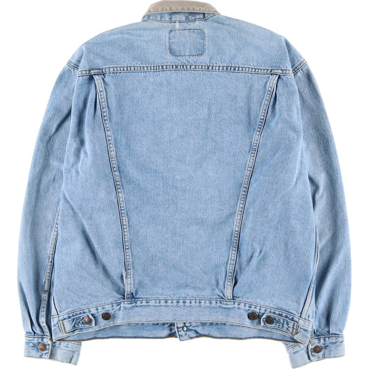 90'S Levi's 70168-0210 Denim Jacket, Men's Size XL, Vintage cotton blue type Vintage Second Hand