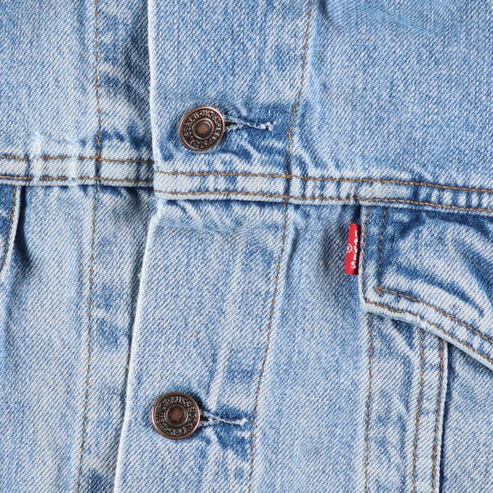 90'S Levi's 70168-0210 Denim Jacket, Men's Size XL, Vintage cotton blue type Vintage Second Hand