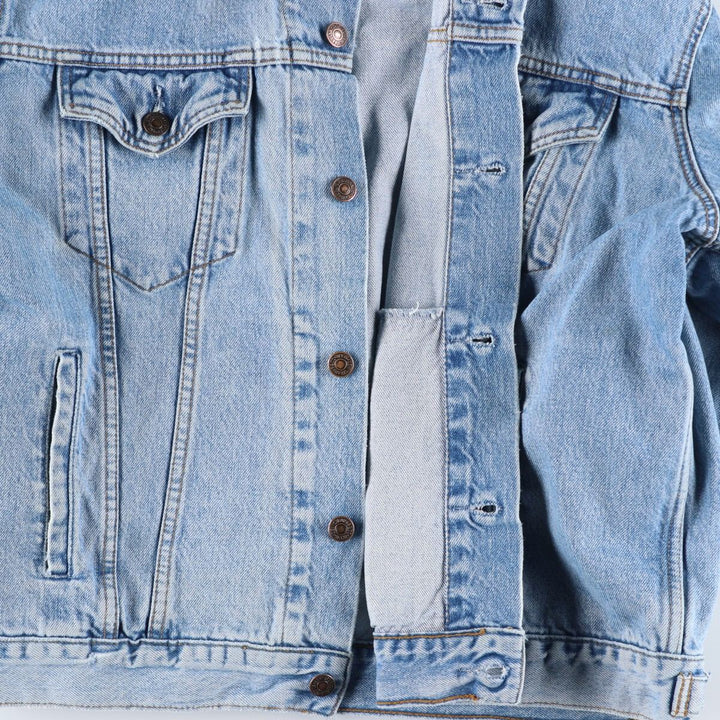 90'S Levi's 70168-0210 Denim Jacket, Men's Size XL, Vintage cotton blue type Vintage Second Hand