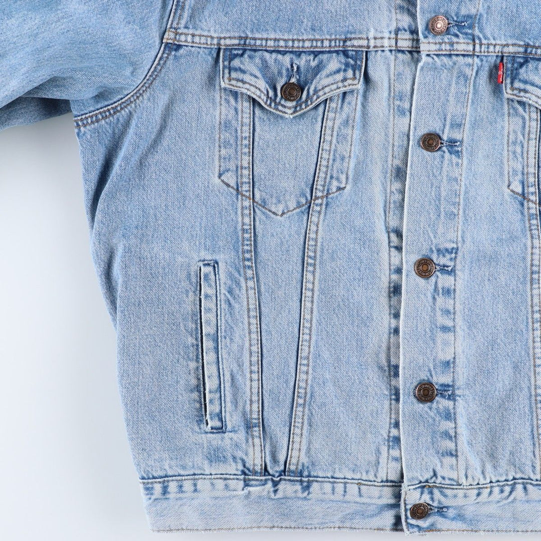 90'S Levi's 70168-0210 Denim Jacket, Men's Size XL, Vintage cotton blue type Vintage Second Hand