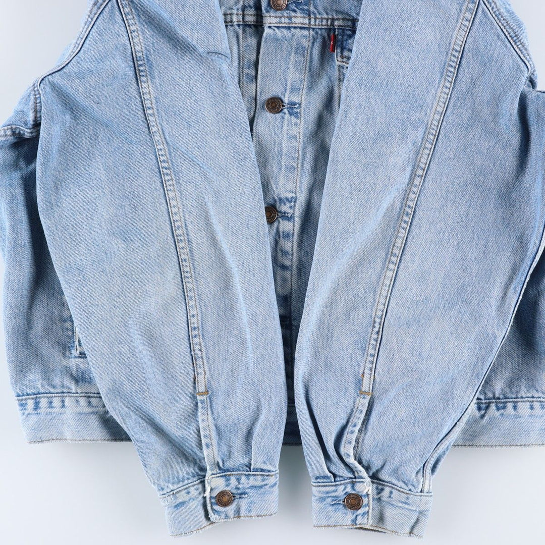 90'S Levi's 70168-0210 Denim Jacket, Men's Size XL, Vintage cotton blue type Vintage Second Hand