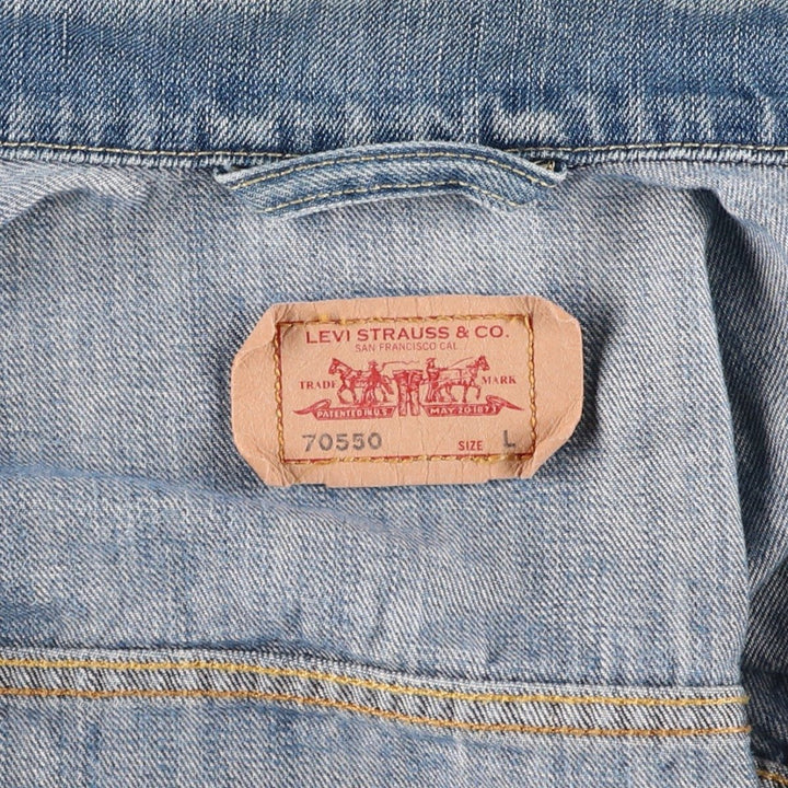 Levi's Euro Model Denim Jacket, G-Jean, Men's Size L cotton blue type Vintage Second Hand