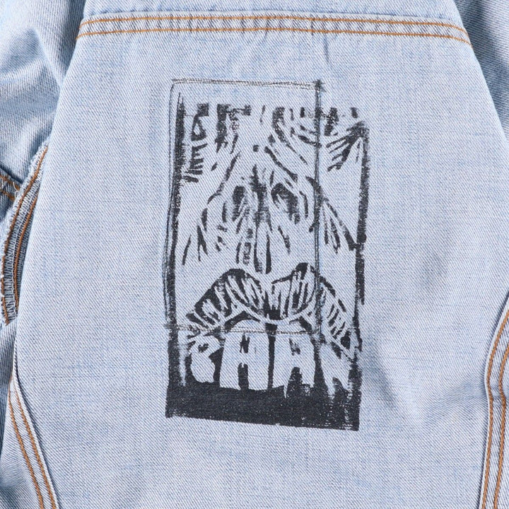 Levi's Euro Model Denim Jacket, G-Jean, Men's Size L cotton blue type Vintage Second Hand