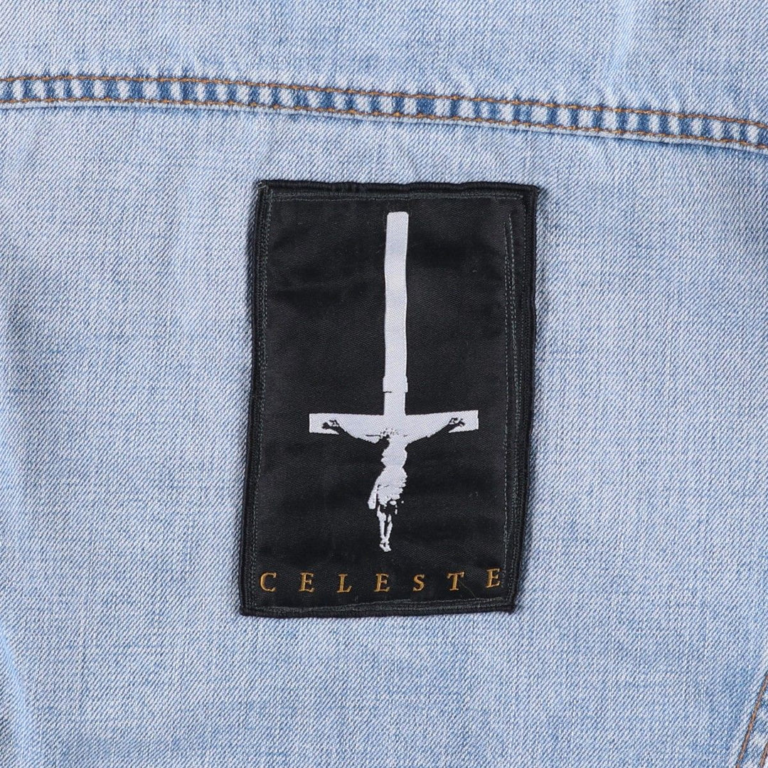 Levi's Euro Model Denim Jacket, G-Jean, Men's Size L cotton blue type Vintage Second Hand