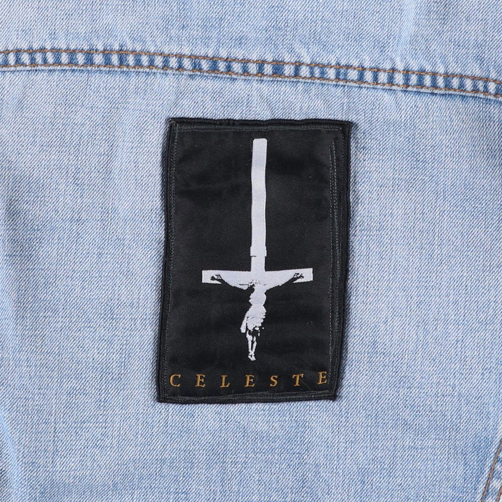 Levi's Euro Model Denim Jacket, G-Jean, Men's Size L cotton blue type Vintage Second Hand