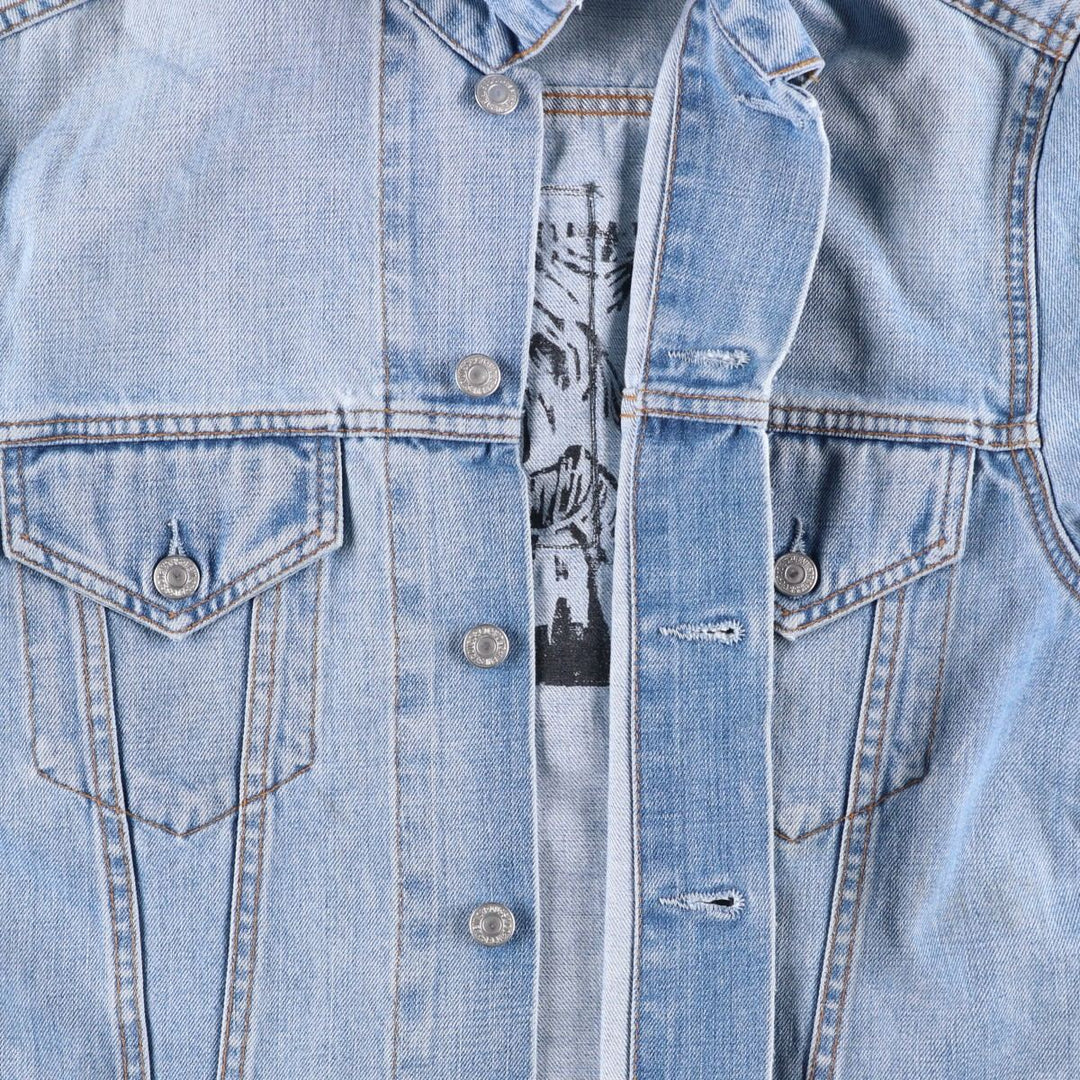 Levi's Euro Model Denim Jacket, G-Jean, Men's Size L cotton blue type Vintage Second Hand