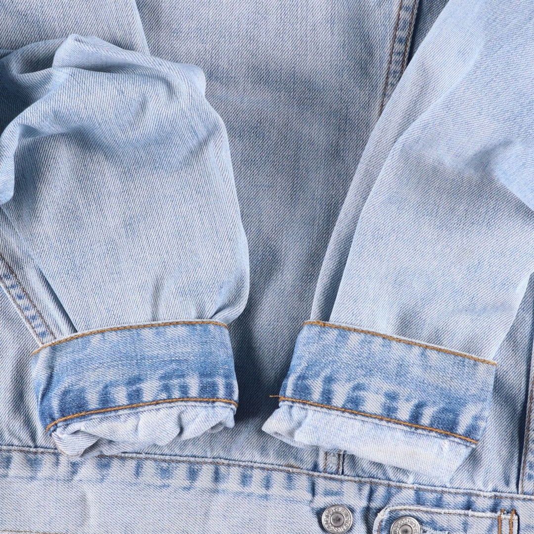 Levi's Euro Model Denim Jacket, Men's XL cotton blue type Vintage Second Hand