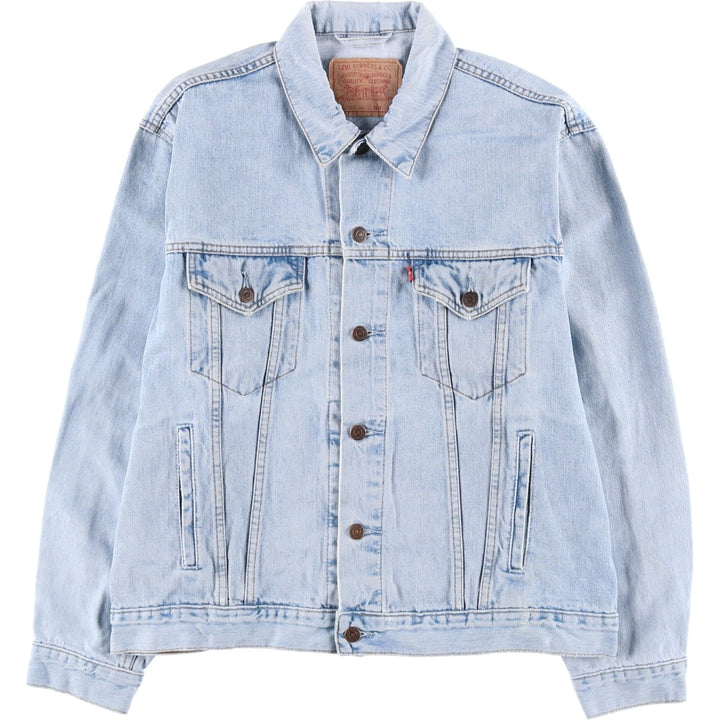 90'S Levi's Denim Jacket, Men's Size XL, Vintage cotton blue type Vintage Second Hand
