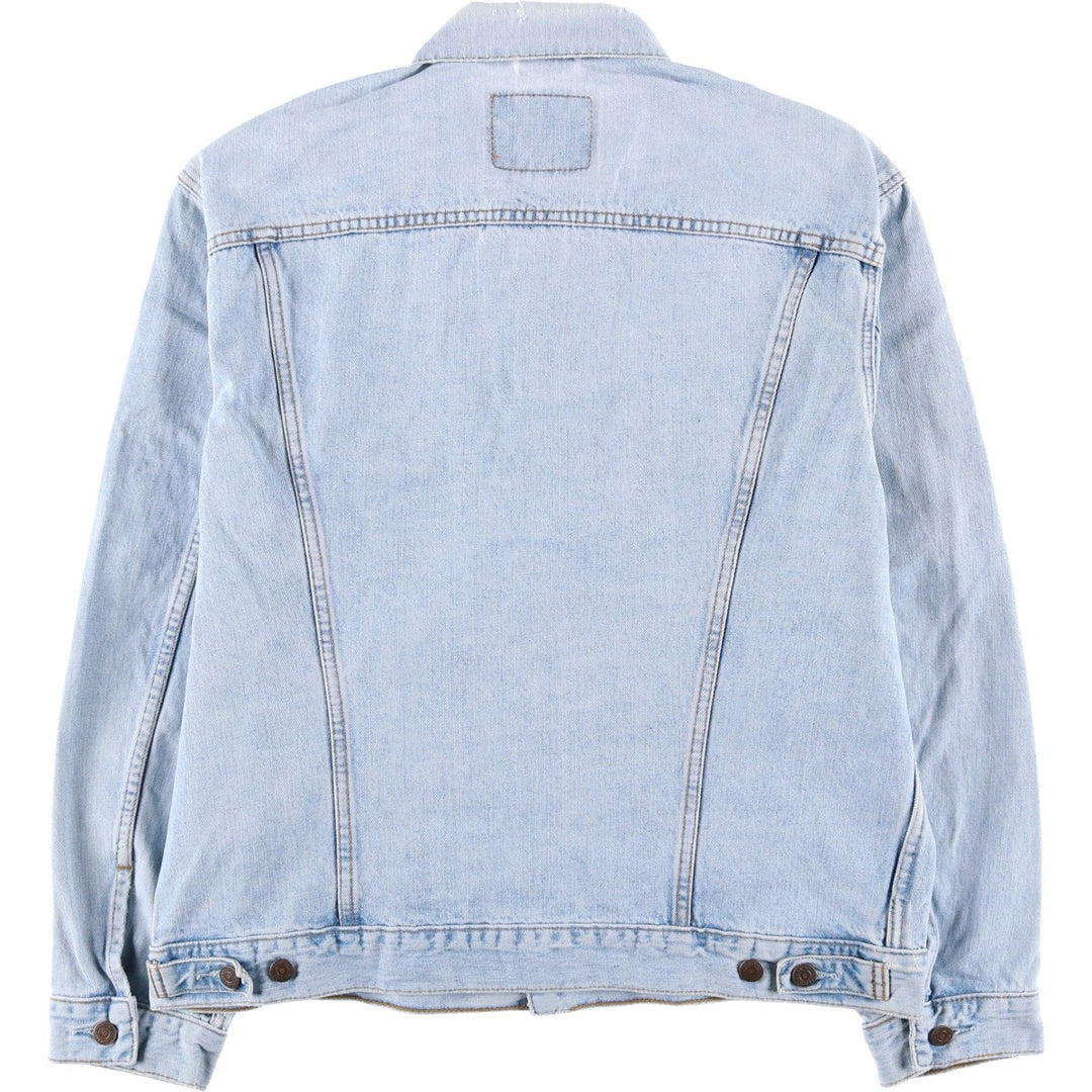 90'S Levi's Denim Jacket, Men's Size XL, Vintage cotton blue type Vintage Second Hand