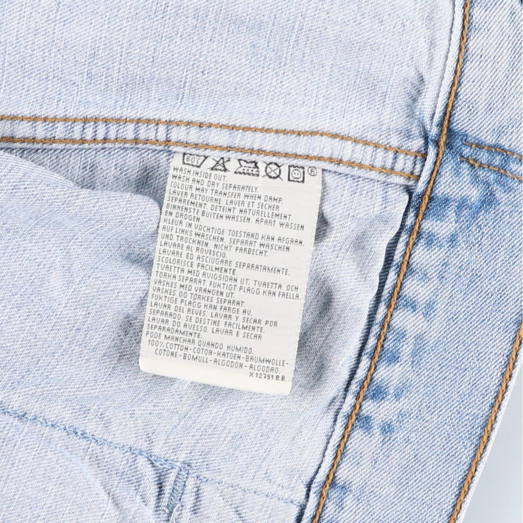 90'S Levi's Denim Jacket, Men's Size XL, Vintage cotton blue type Vintage Second Hand