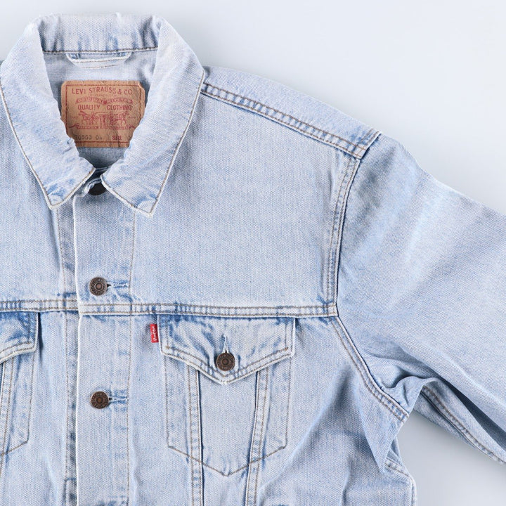 90'S Levi's Denim Jacket, Men's Size XL, Vintage cotton blue type Vintage Second Hand