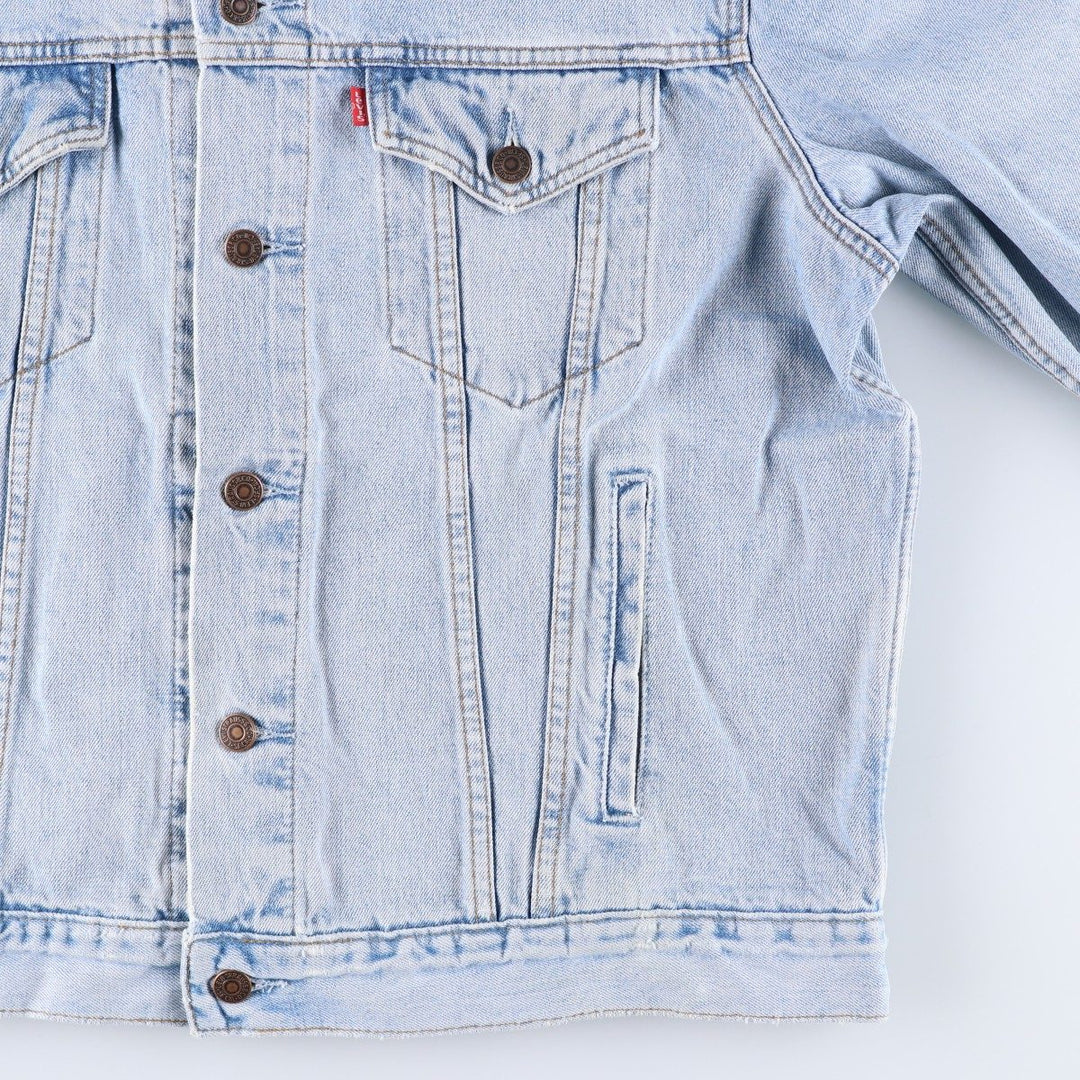 90'S Levi's Denim Jacket, Men's Size XL, Vintage cotton blue type Vintage Second Hand