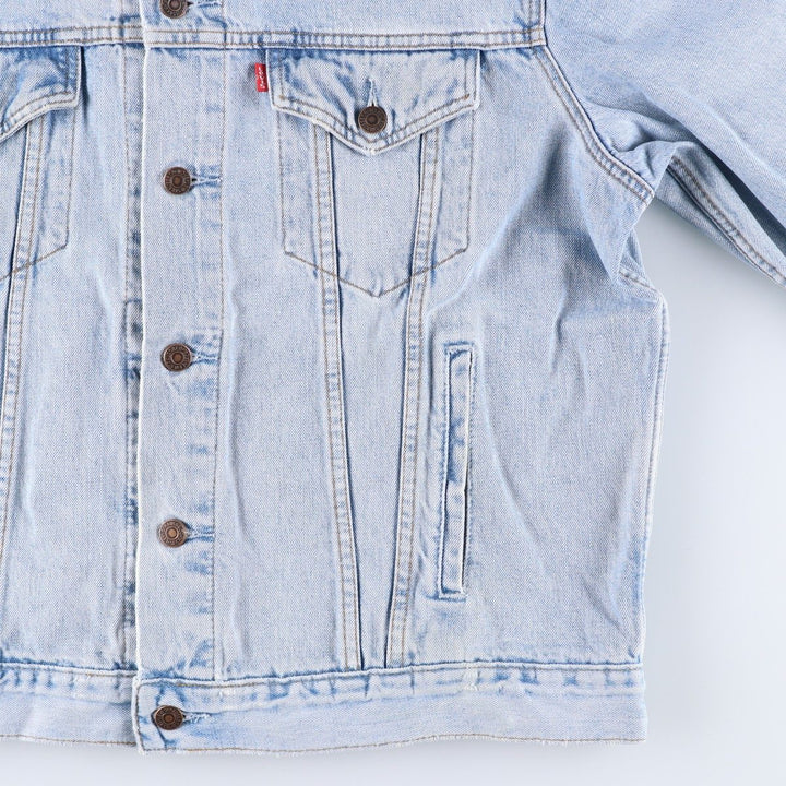 90'S Levi's Denim Jacket, Men's Size XL, Vintage cotton blue type Vintage Second Hand
