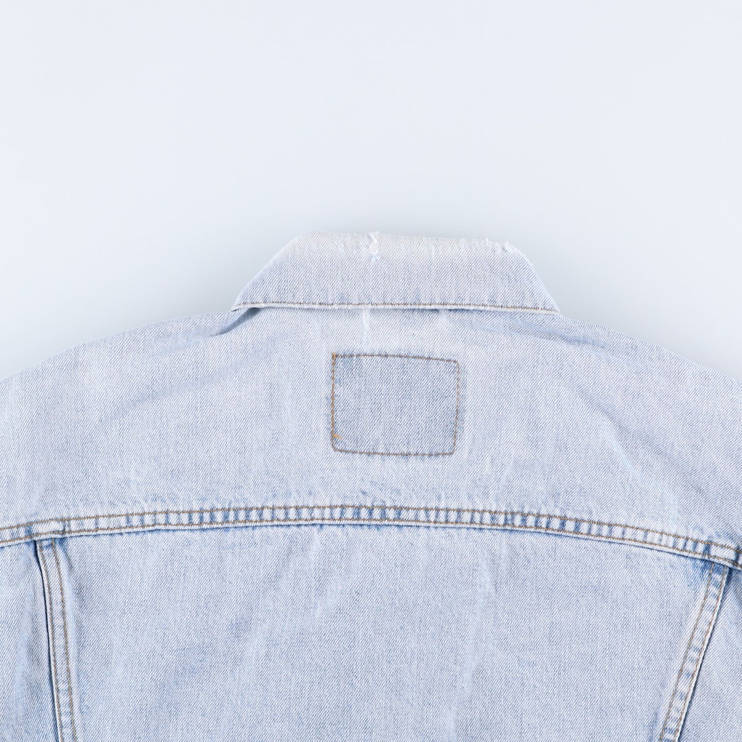 90'S Levi's Denim Jacket, Men's Size XL, Vintage cotton blue type Vintage Second Hand
