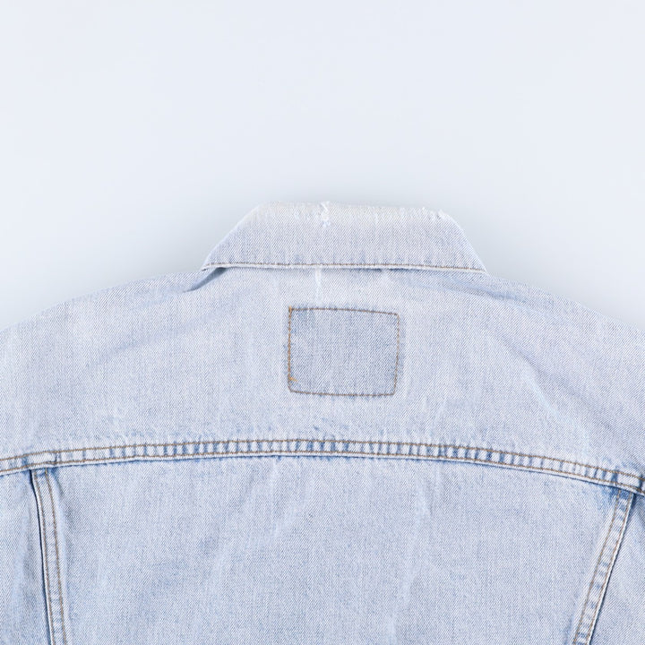 90'S Levi's Denim Jacket, Men's Size XL, Vintage cotton blue type Vintage Second Hand
