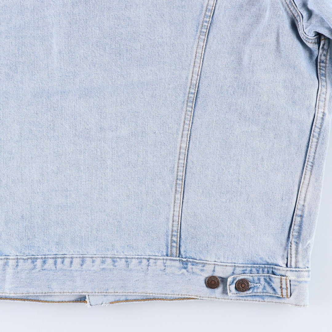 90'S Levi's Denim Jacket, Men's Size XL, Vintage cotton blue type Vintage Second Hand