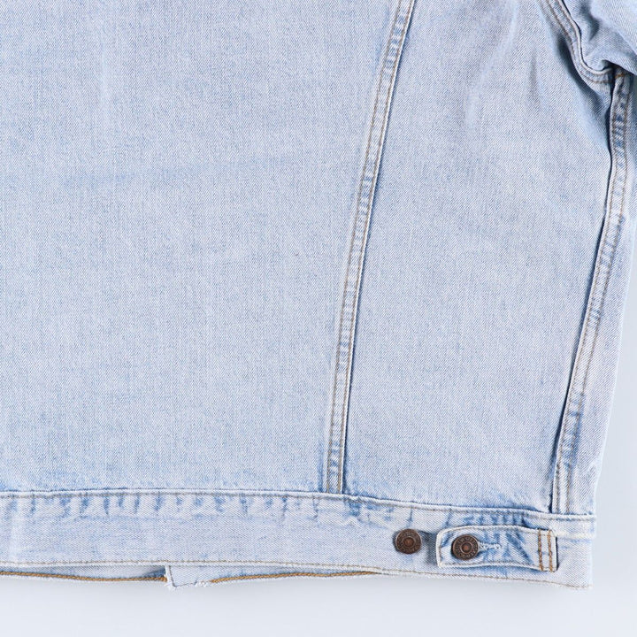90'S Levi's Denim Jacket, Men's Size XL, Vintage cotton blue type Vintage Second Hand