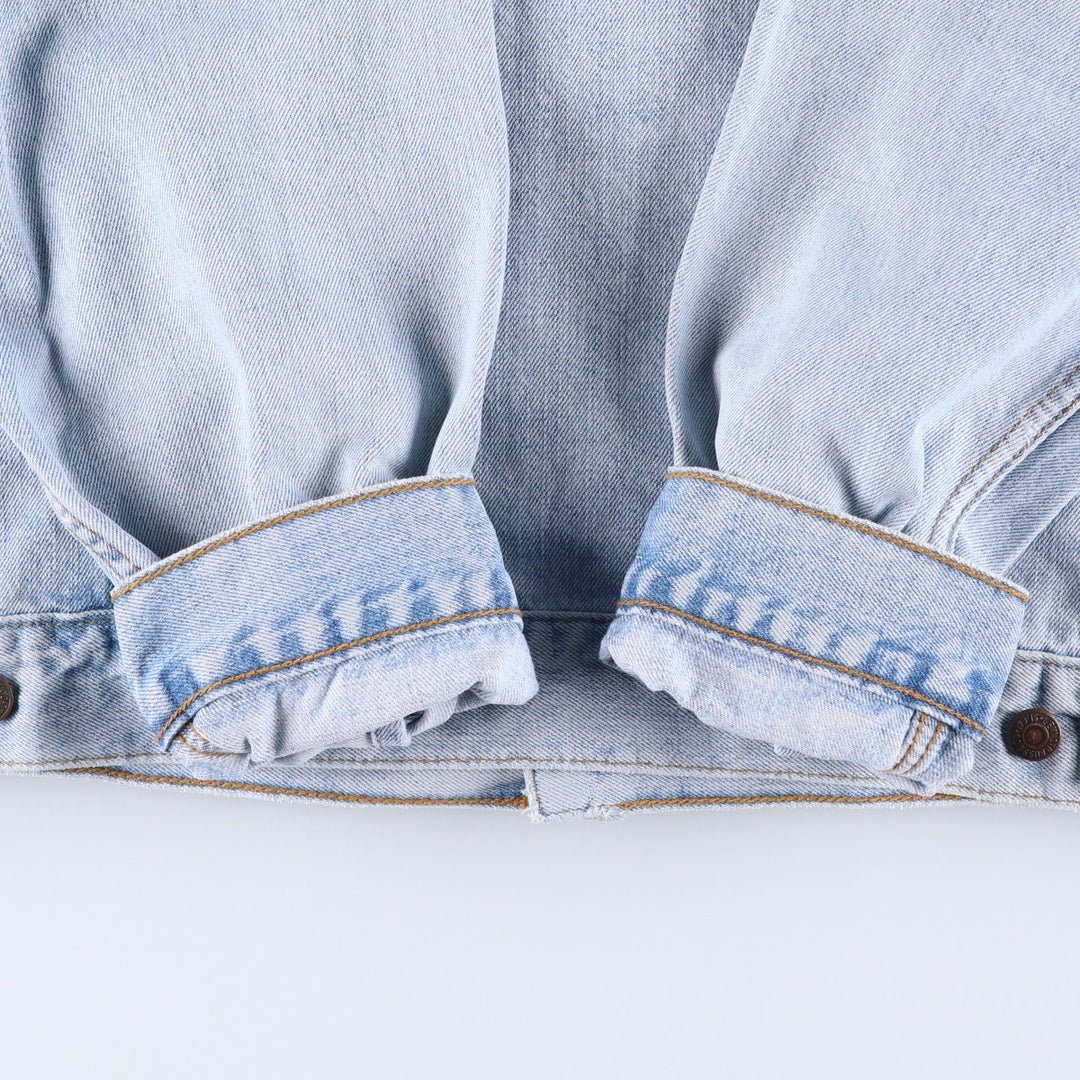 90'S Levi's Denim Jacket, Men's Size XL, Vintage cotton blue type Vintage Second Hand