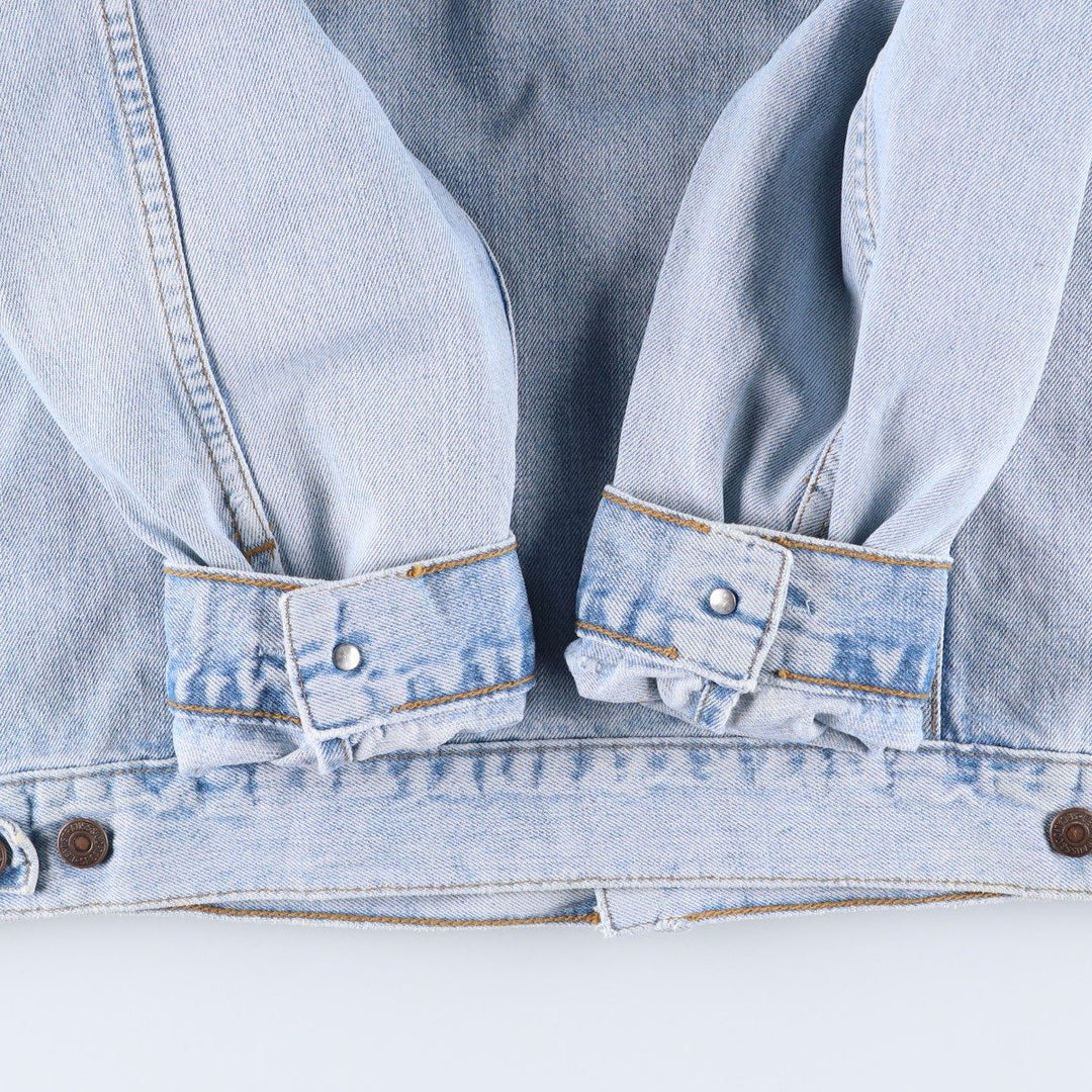 90'S Levi's Denim Jacket, Men's Size XL, Vintage cotton blue type Vintage Second Hand