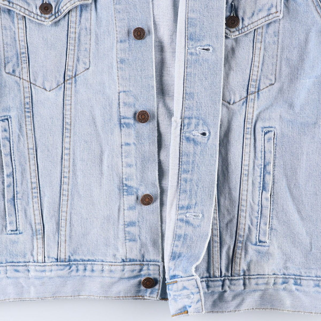 90'S Levi's Denim Jacket, Men's Size XL, Vintage cotton blue type Vintage Second Hand
