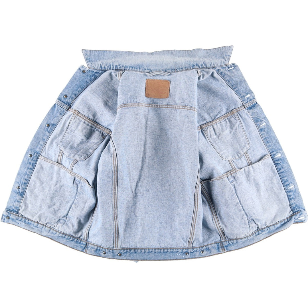 Levi's denim jacket, denim jacket, men's size L unclear blue type Vintage Second Hand