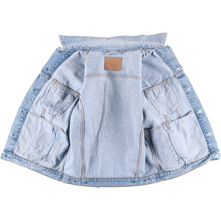 Levi's denim jacket, denim jacket, men's size L unclear blue type Vintage Second Hand