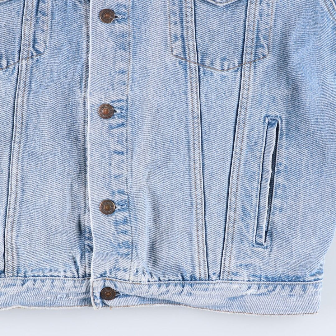 Levi's denim jacket, denim jacket, men's size L unclear blue type Vintage Second Hand