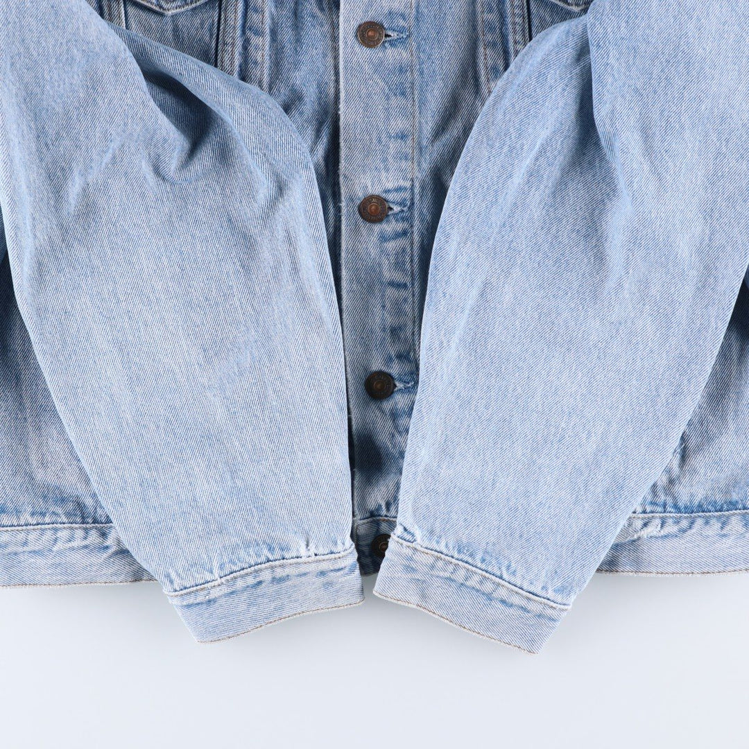 Levi's denim jacket, denim jacket, men's size L unclear blue type Vintage Second Hand