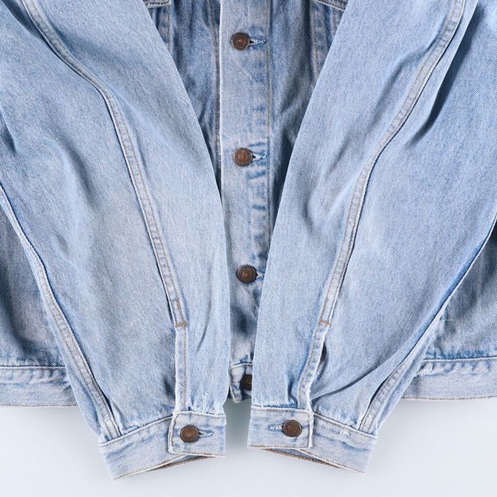 Levi's denim jacket, denim jacket, men's size L unclear blue type Vintage Second Hand
