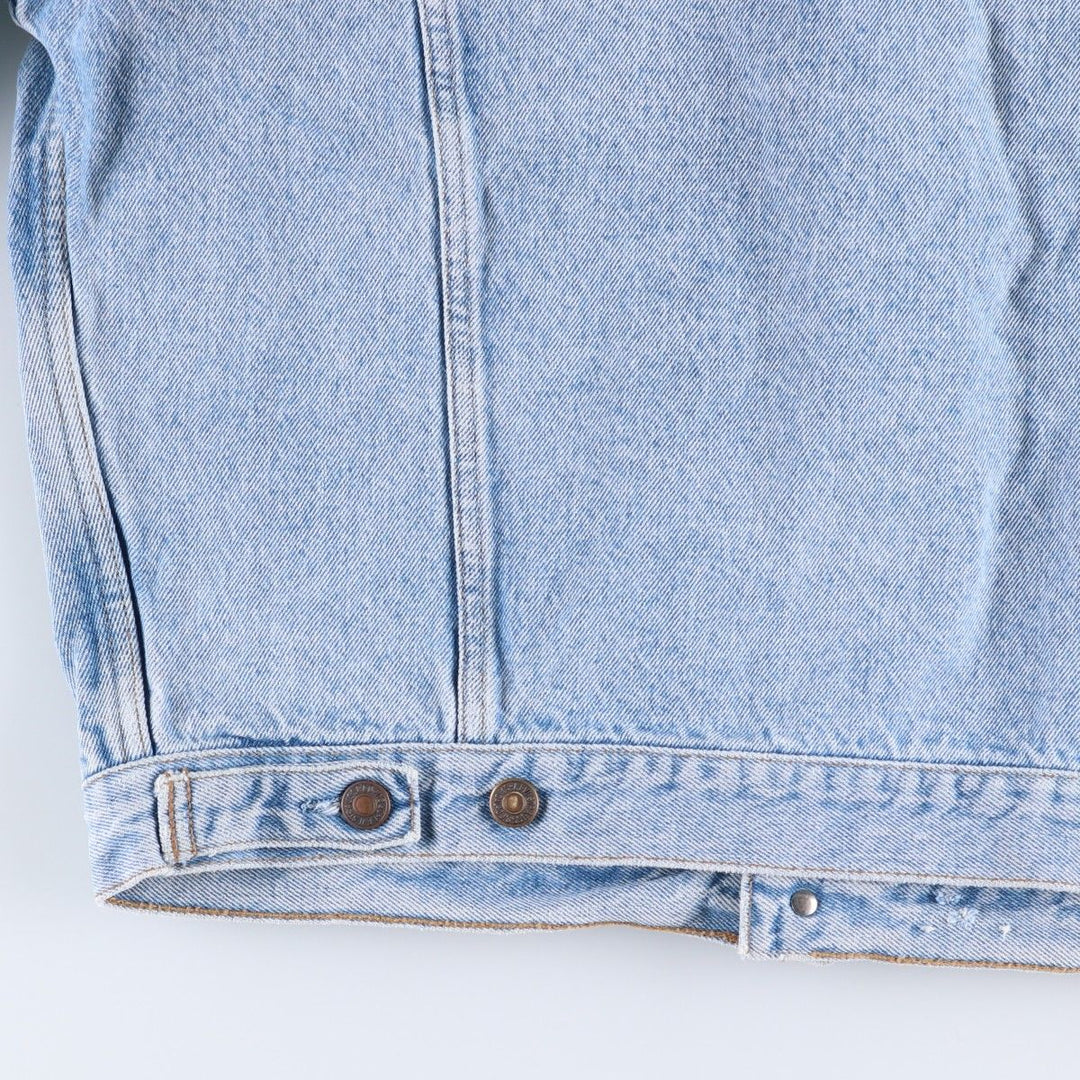 Levi's denim jacket, denim jacket, men's size L unclear blue type Vintage Second Hand