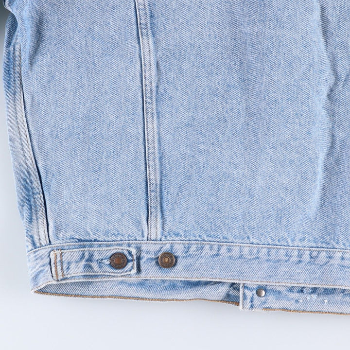 Levi's denim jacket, denim jacket, men's size L unclear blue type Vintage Second Hand