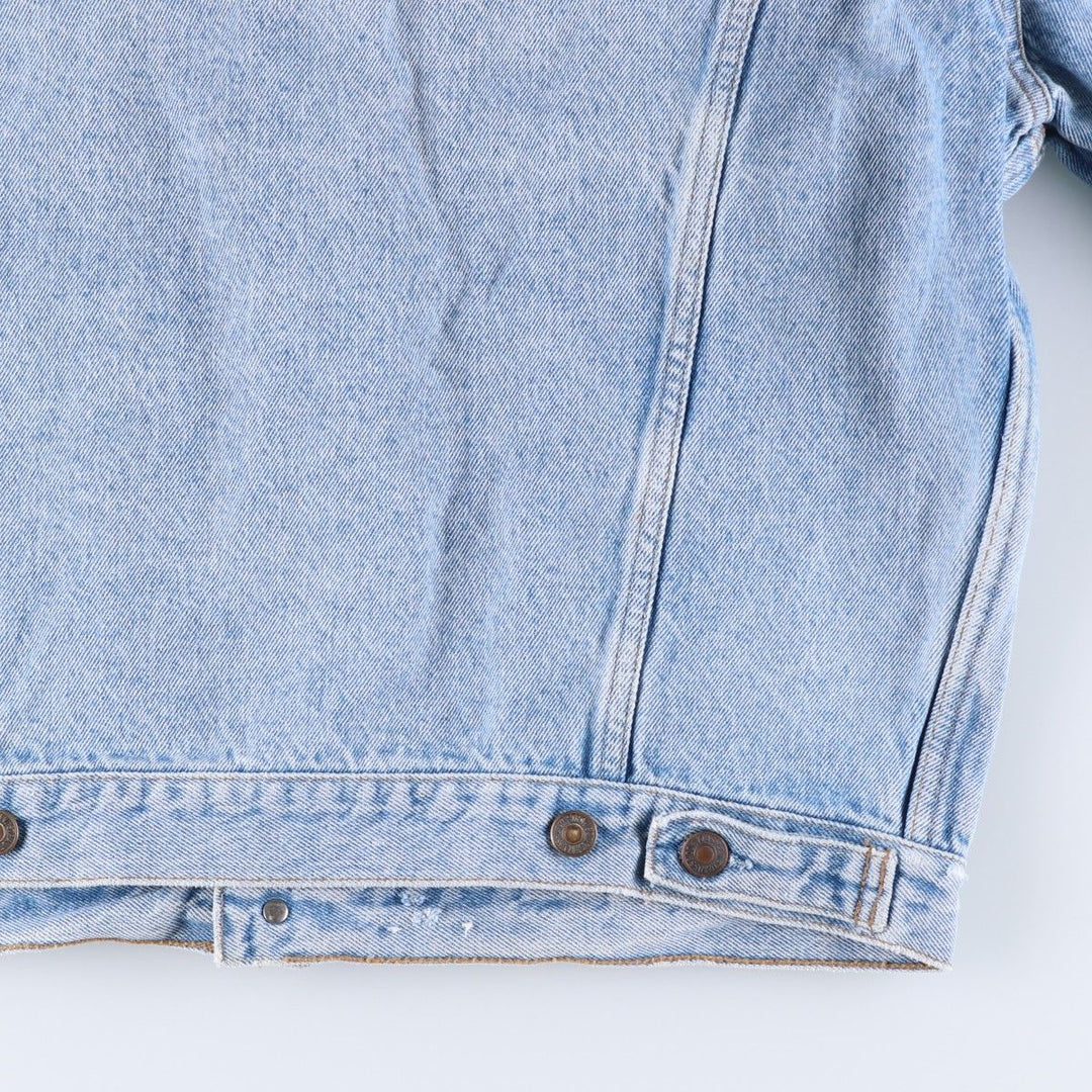 Levi's denim jacket, denim jacket, men's size L unclear blue type Vintage Second Hand
