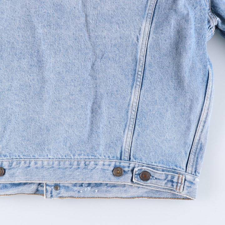 Levi's denim jacket, denim jacket, men's size L unclear blue type Vintage Second Hand
