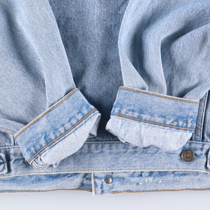 Levi's denim jacket, denim jacket, men's size L unclear blue type Vintage Second Hand