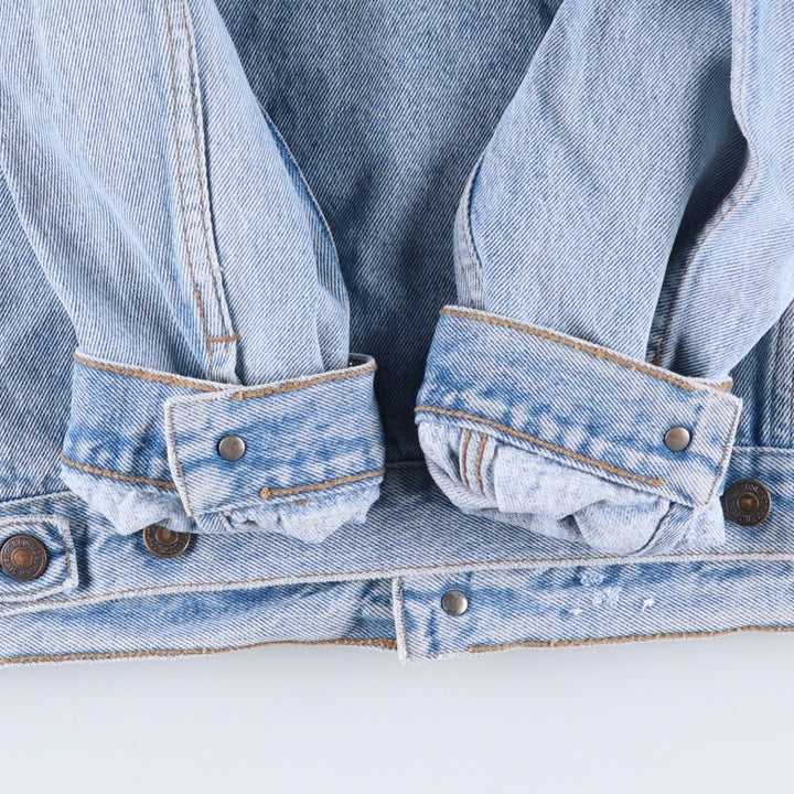 Levi's denim jacket, denim jacket, men's size L unclear blue type Vintage Second Hand